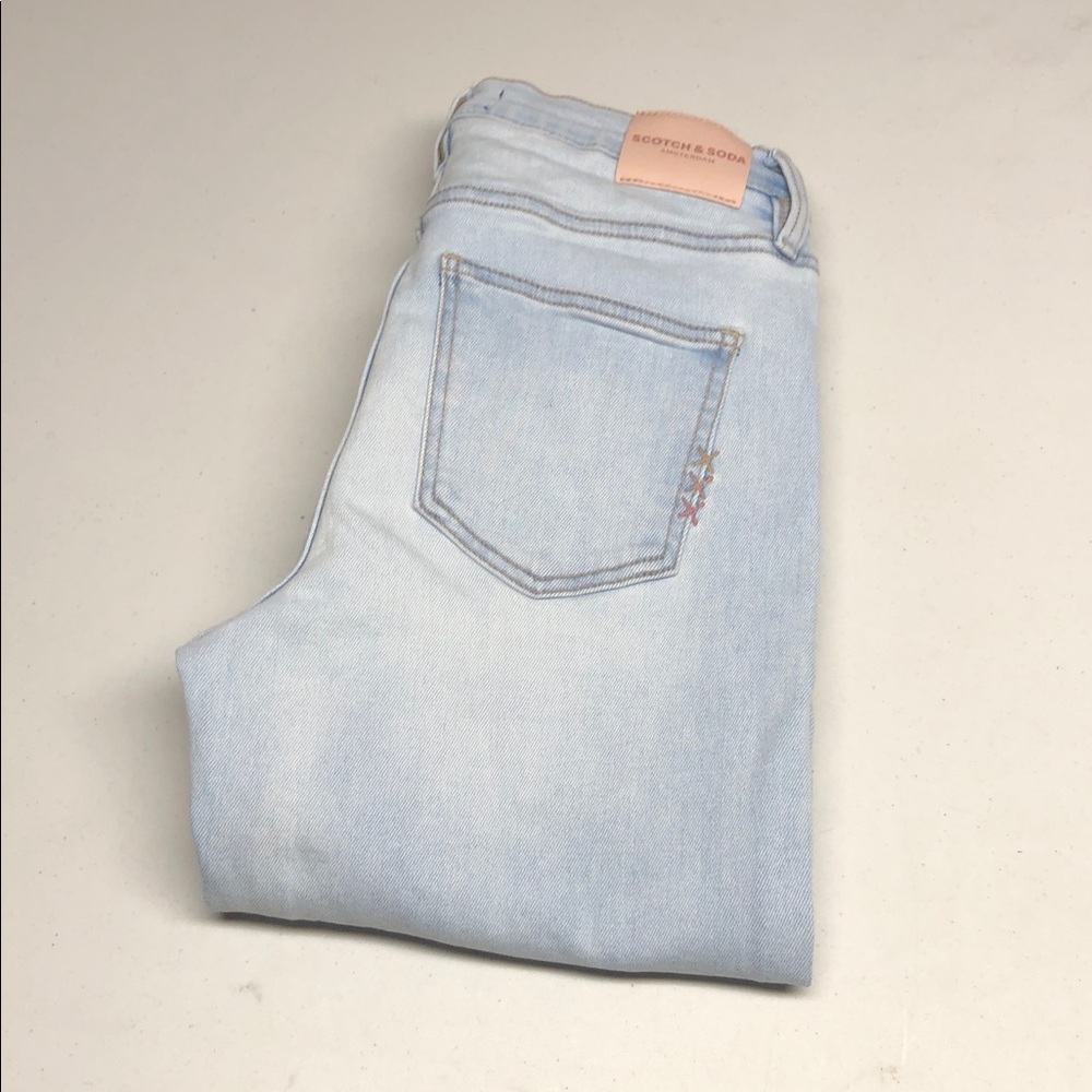 SCOTCH & SODA LIGHTWASH SLIM STRAIGHT JEANS 4/27x28 ⭐️